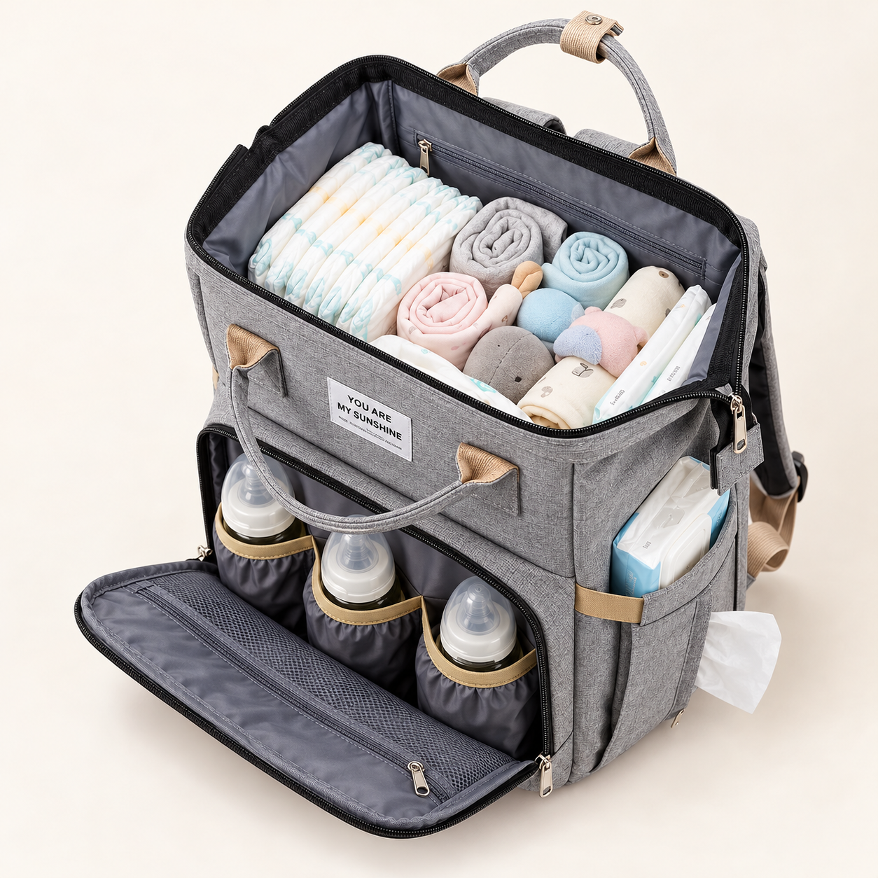 Kinloo Go™ 3-in-1 Nappy Backpack